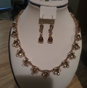 Charter Club necklace and earrings